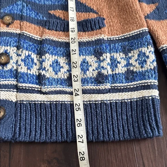 LUCKY BRAND WOMENS CARDIGAN SOUTHWESTERN AZTEC THICK COTTON SOFT MEDIUM - Picture 9 of 16